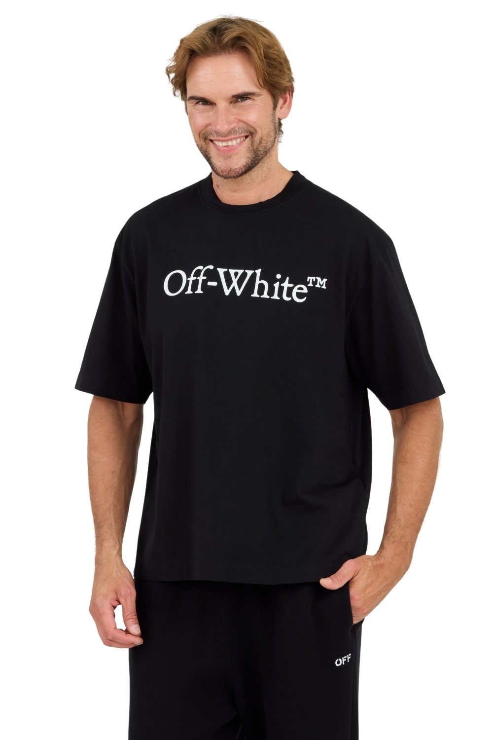 Футболка OFF-WHITE Black Big Bookish Skate