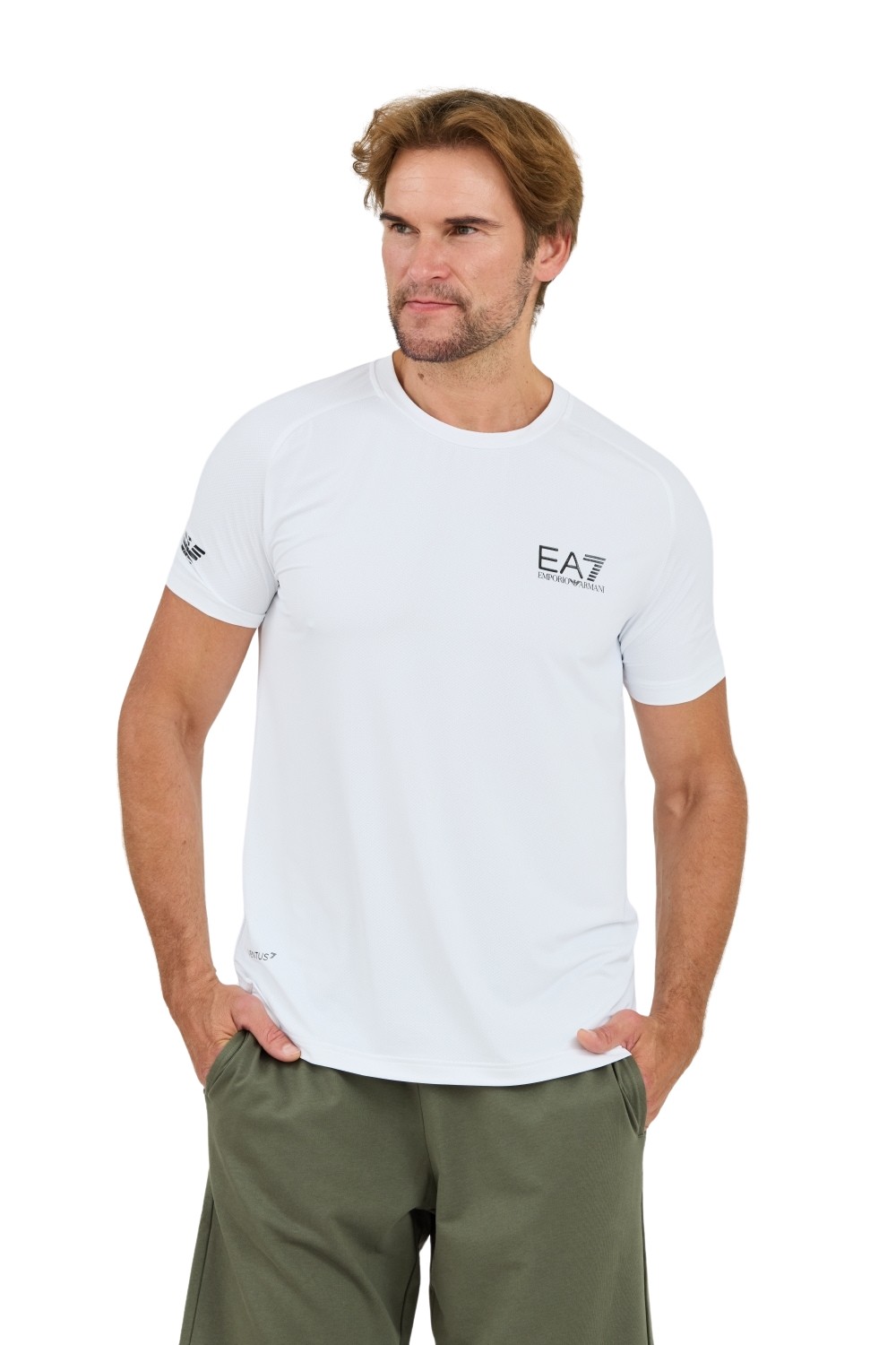 EA7 White Ventus 7 t-shirt