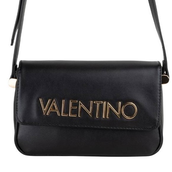 VALENTINO Black Caprice Flap Bag Letter Bag