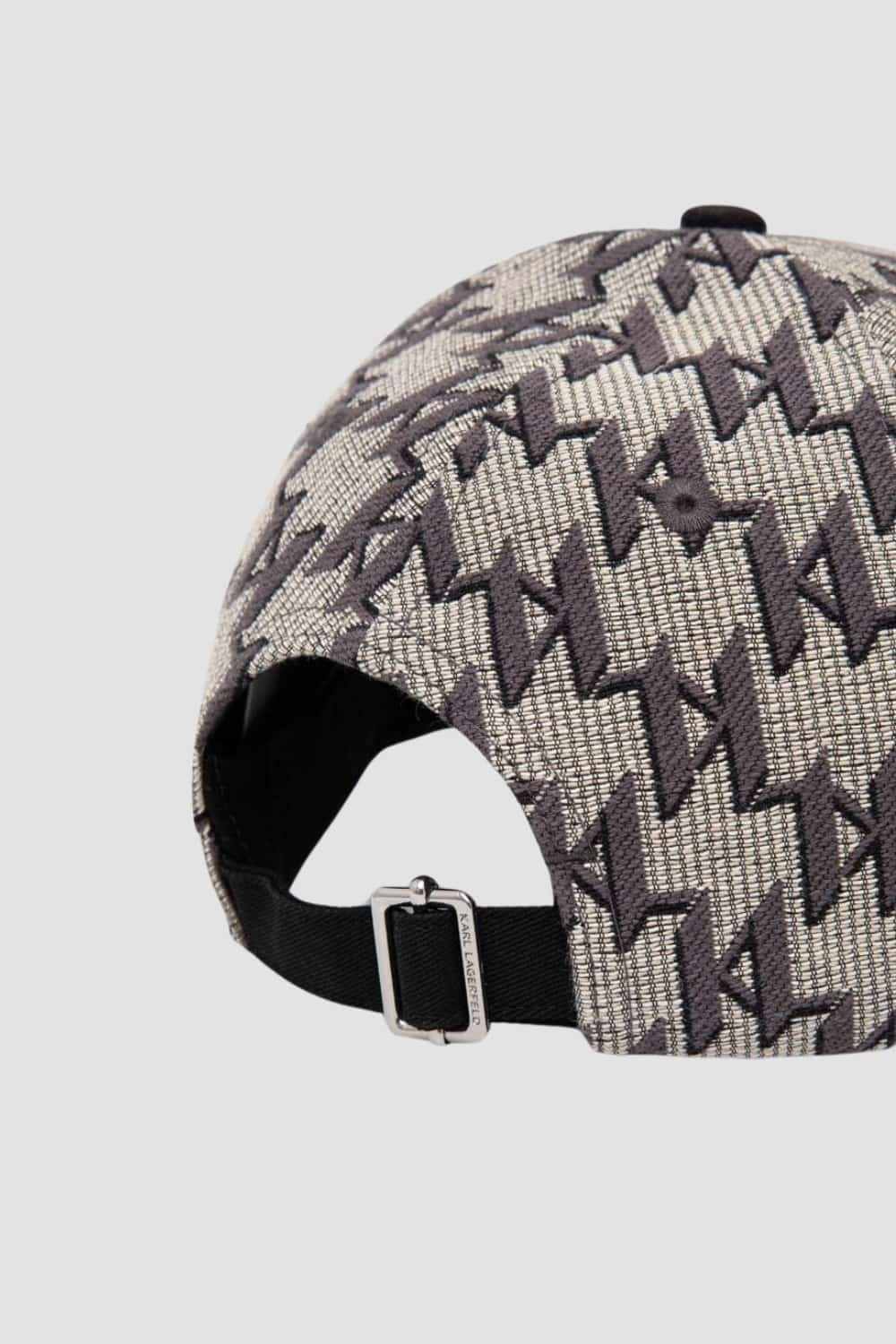 KARL LAGERFELD Бежева жіноча кепка K/підпис Mono JKRD