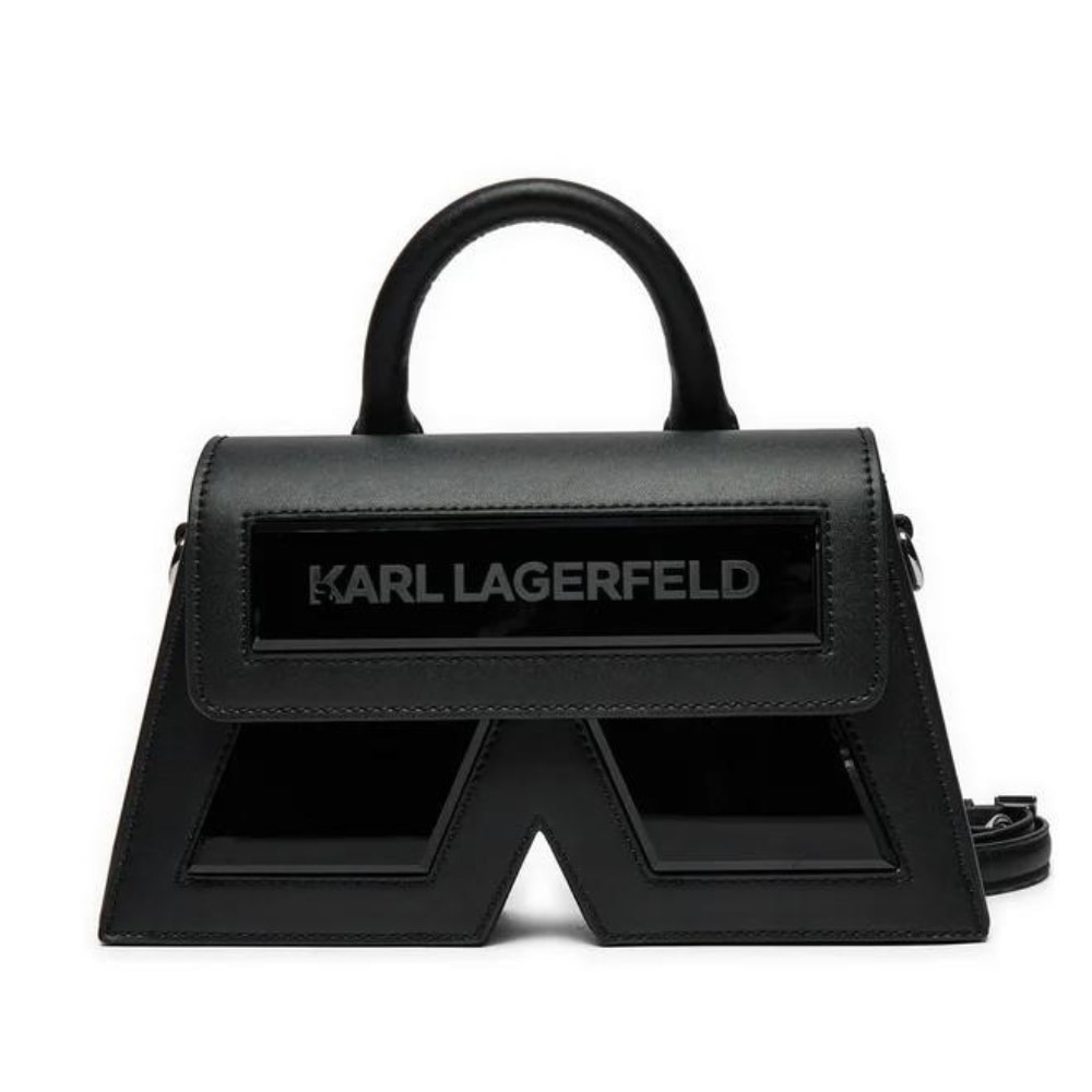 KARL LAGERFELD Czarna torebka Ikon/k Cb Leather