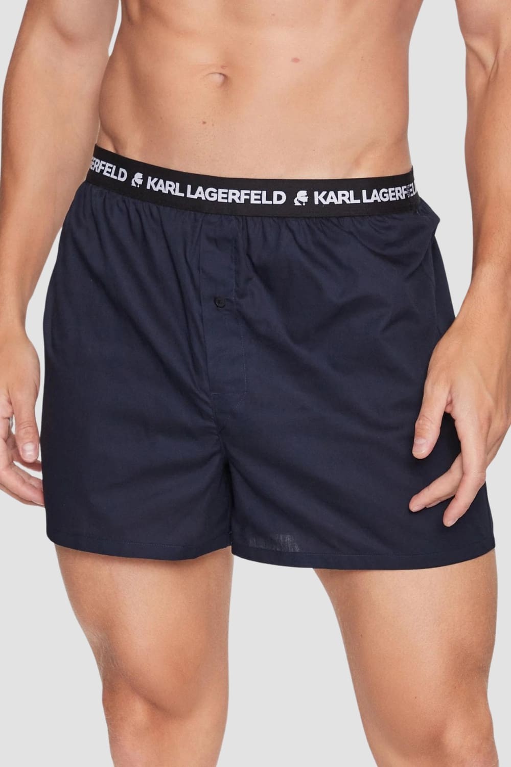 KARL LAGERFELD Zestaw wielokolorowych bokserek 3PACK Woven Boxer Shorts