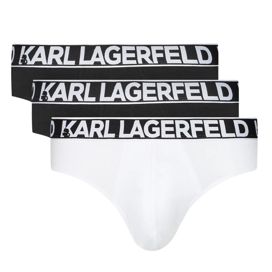 KARL LAGERFELD Zestaw slipów 3PACK Full Elastic Brief