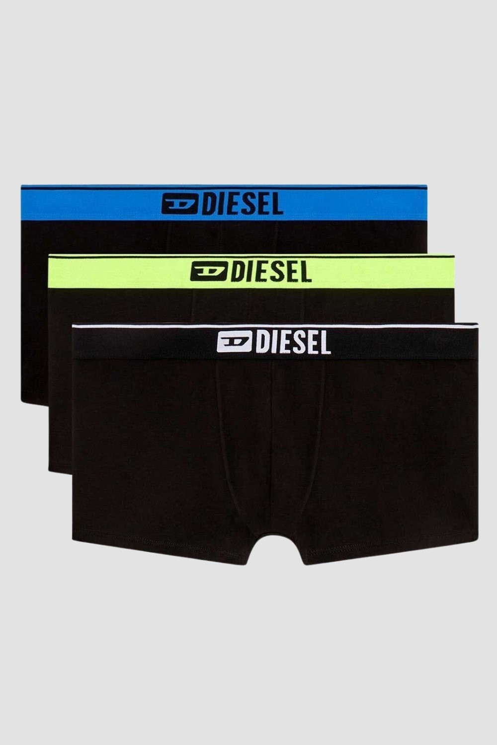 DIESEL Zestaw czarnych bokserek 3PACK Umbx