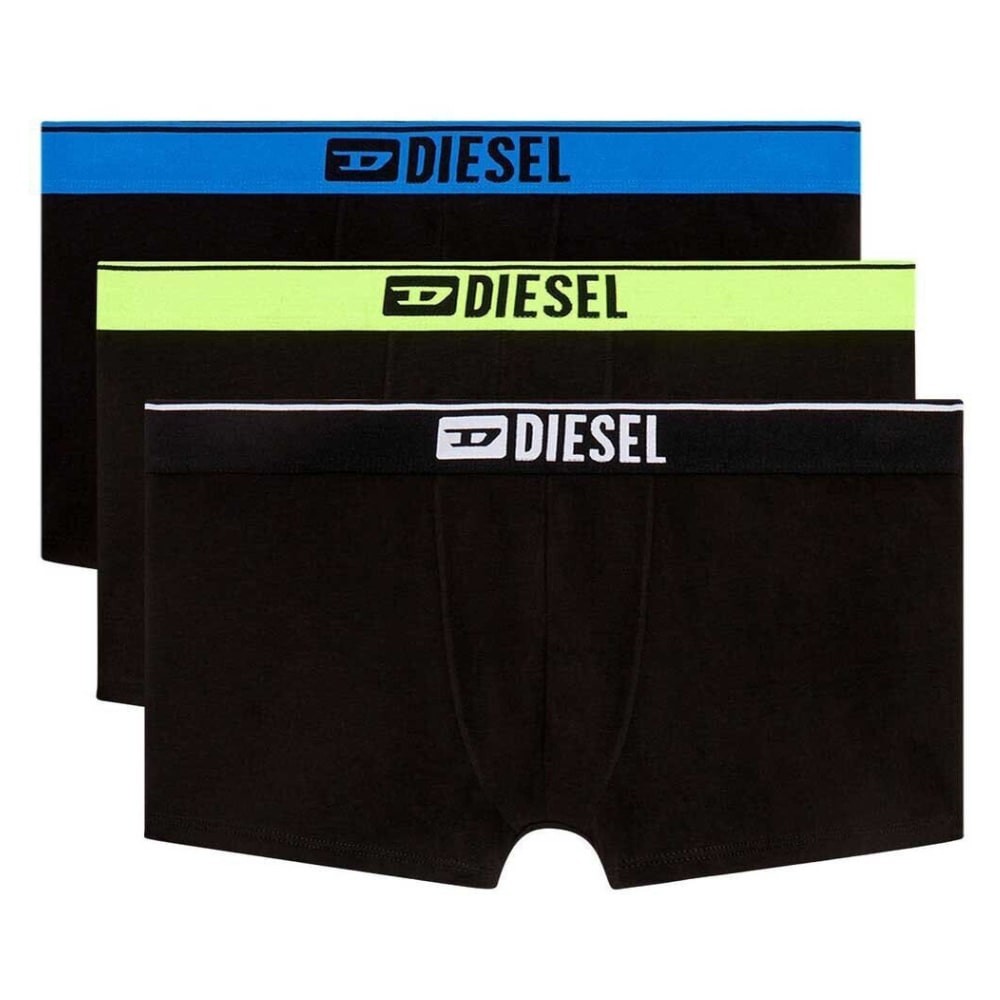 DIESEL 3PACK black boxer shorts set Umbx