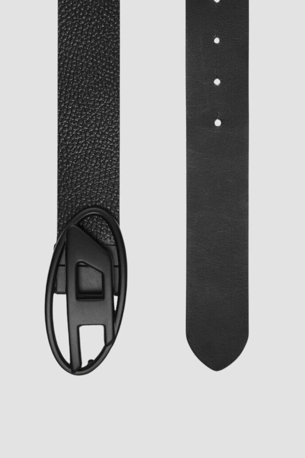 DIESEL Czarny męski dwustronny pasek B-1DR REV II