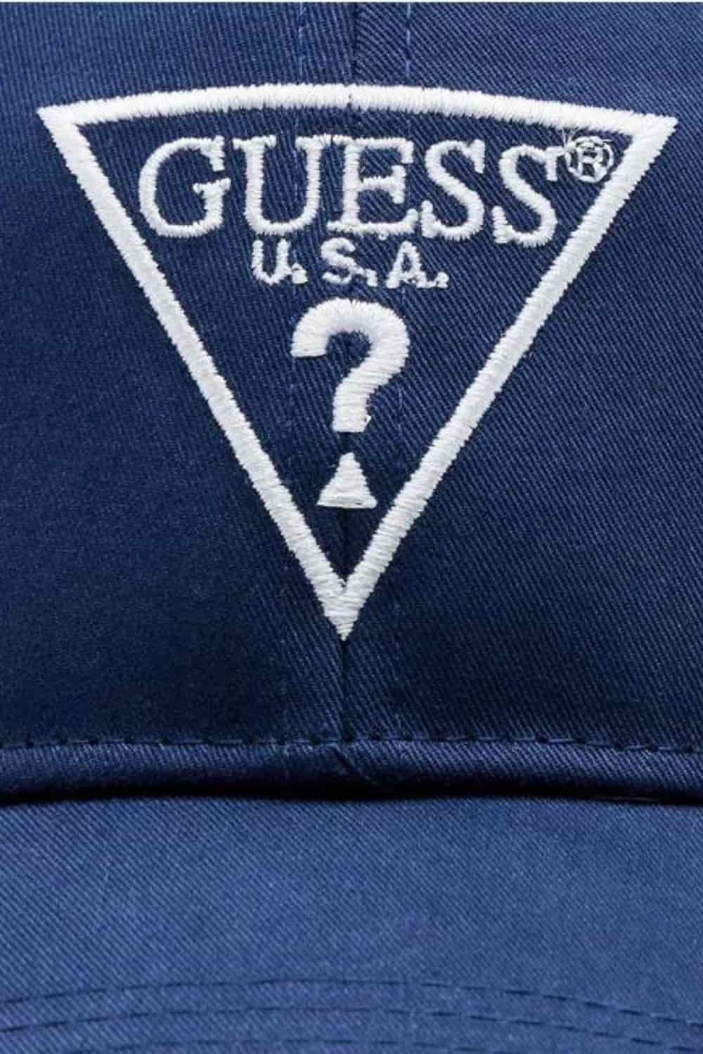 GUESS Granatowa czapka Basket Cap