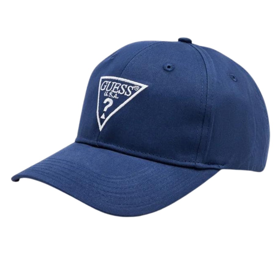 GUESS Navy blue Basket Cap