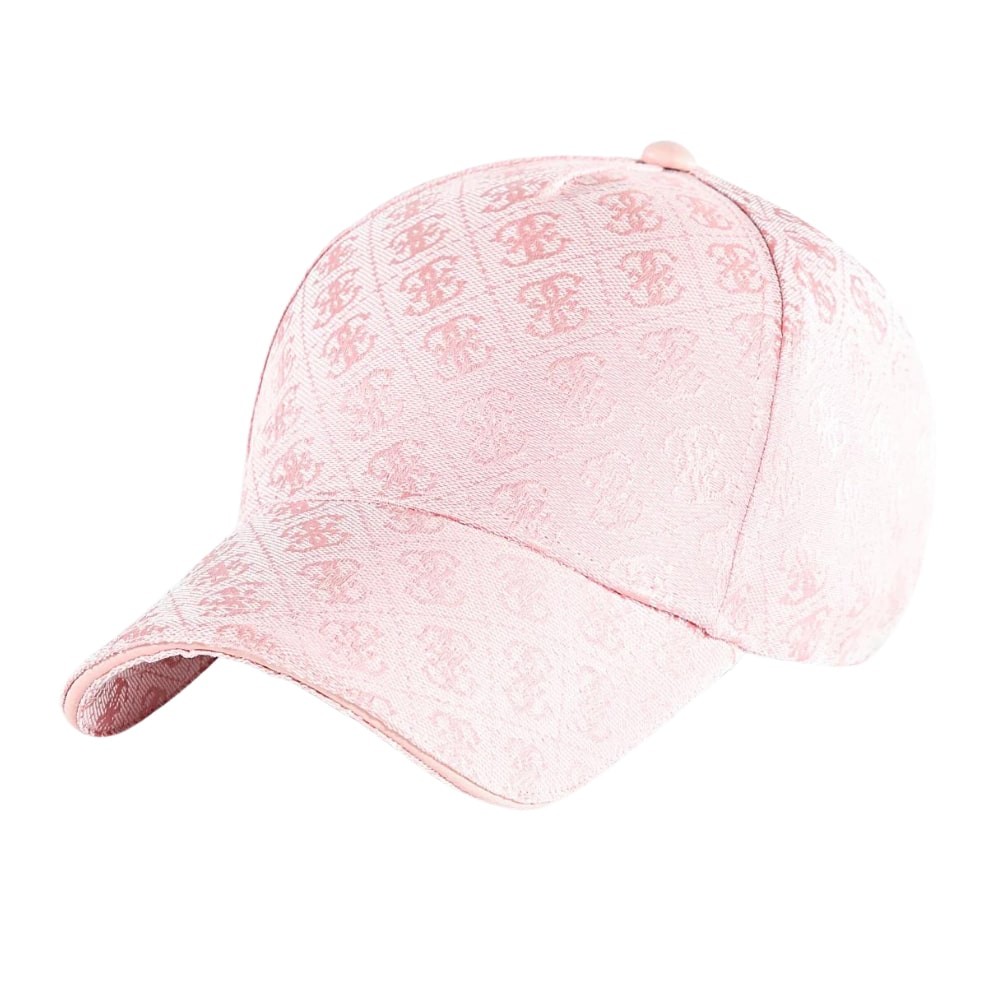 GUESS Pink Logoed Baseball Cap