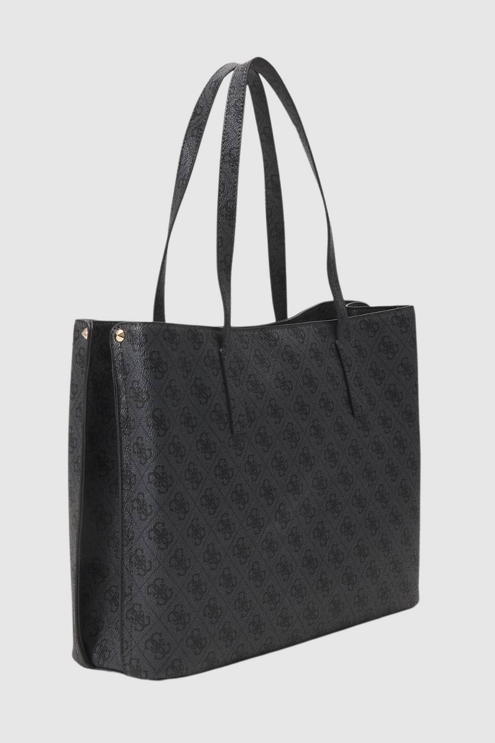 GUESS Сіра сумочка Meridian Girlfriend Tote з логотипом Meridian