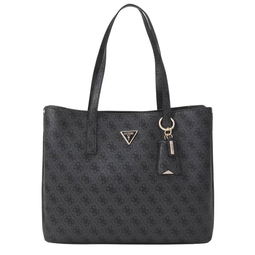 GUESS Сіра сумочка Meridian Girlfriend Tote з логотипом Meridian