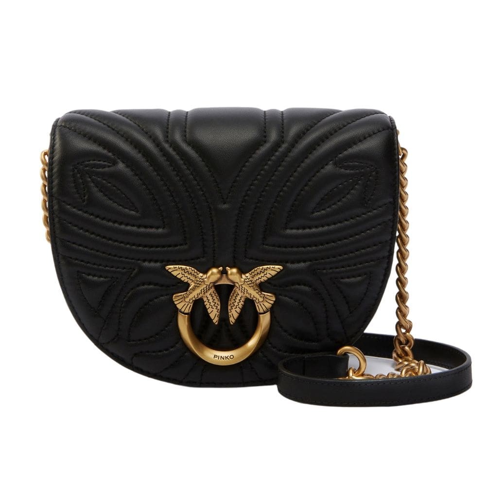 PINKO Black Love Click Mini Handbag