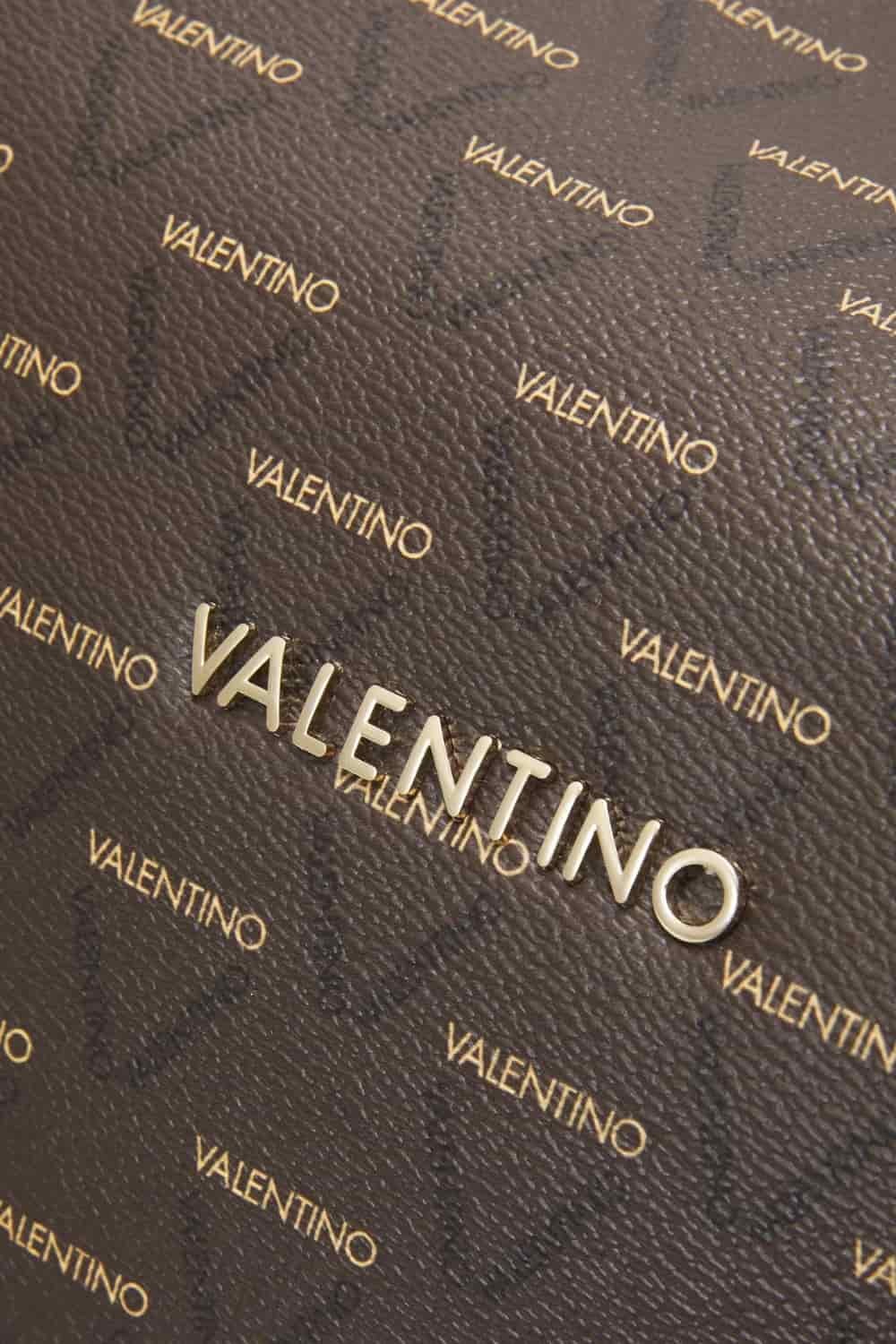 VALENTINO Brązowa duża torba podróżna Liuto Hand Duffer Bag