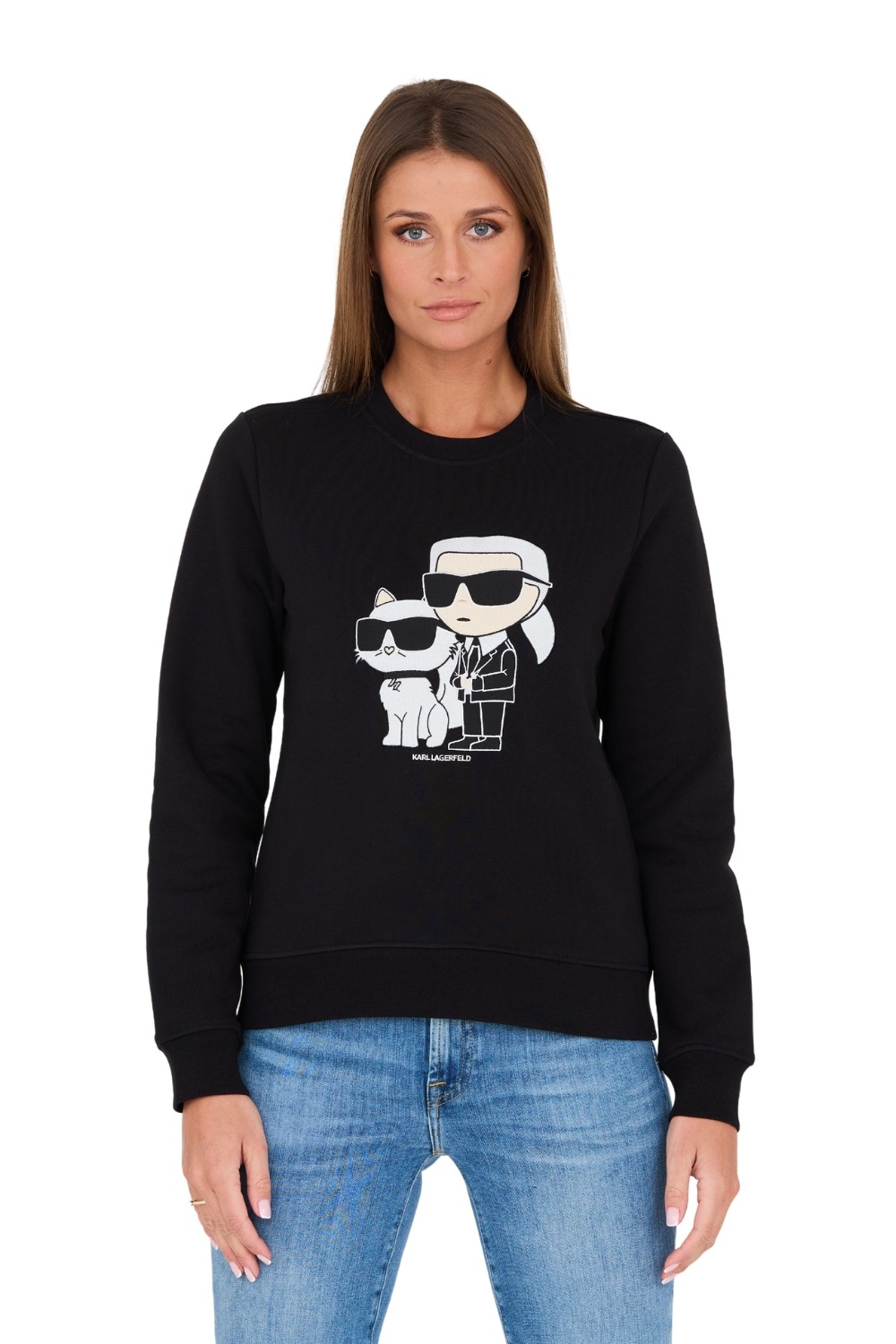 KARL LAGERFELD Black Iconic 2.0 sweatshirt