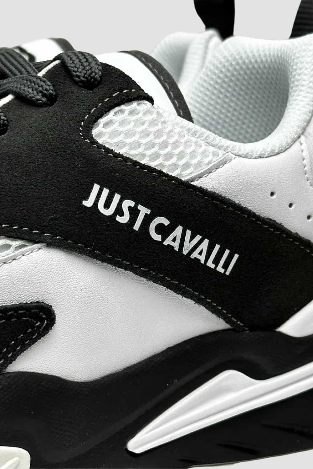 JUST CAVALLI White FONDO GRUT DIS sneakers. 4