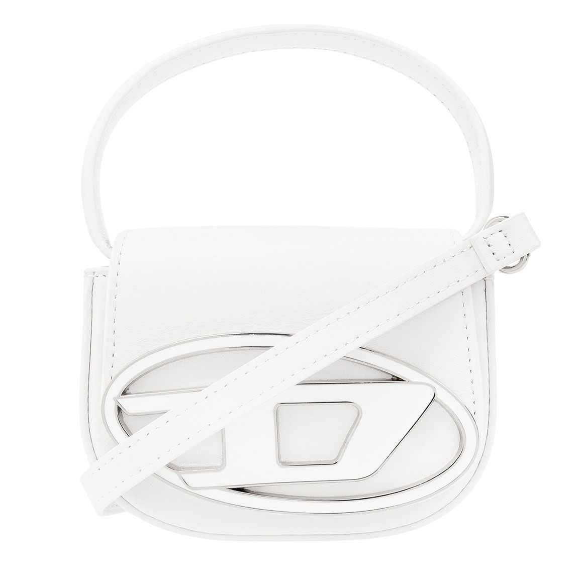 DIESEL White mini handbag 1DR XS