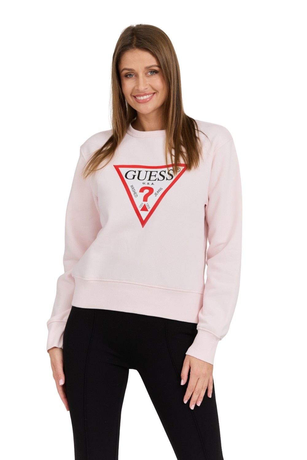 GUESS Roz femei mari logo-ul Original Fleece hanorac