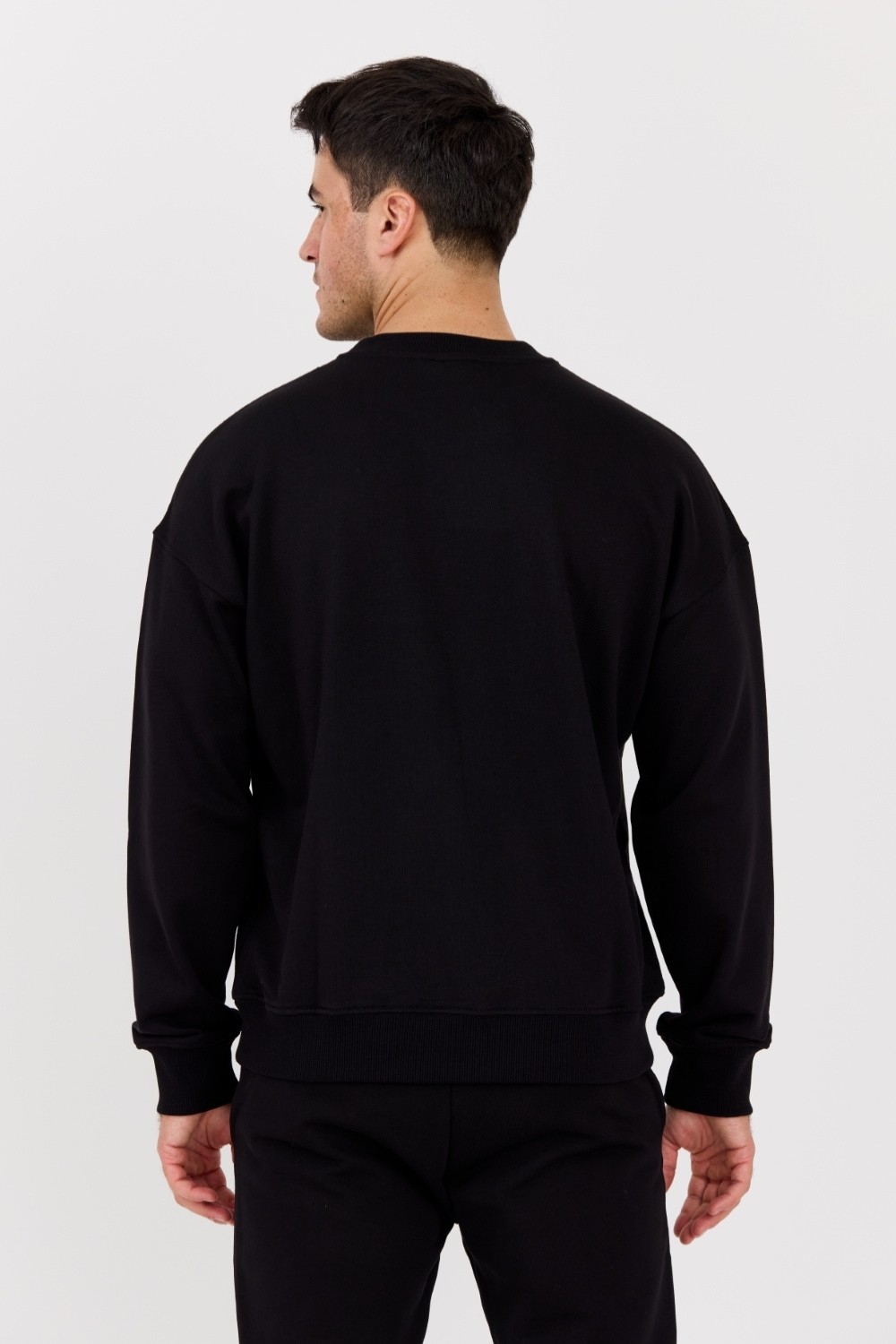 DIESEL Black men's sweatshirt S-ROB-MICRODIV