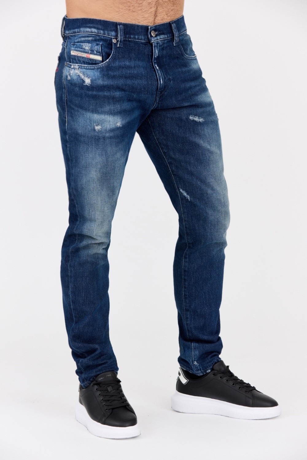 DIESEL blue men's jeans 2019 D-STRUKT