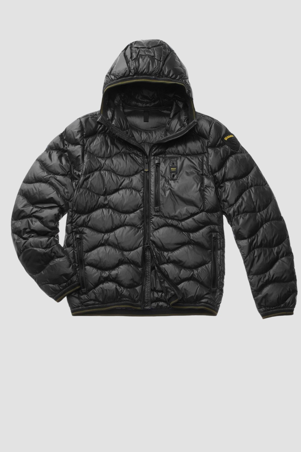 BLAUER Czarna męska kurtka Wave Short Jackets