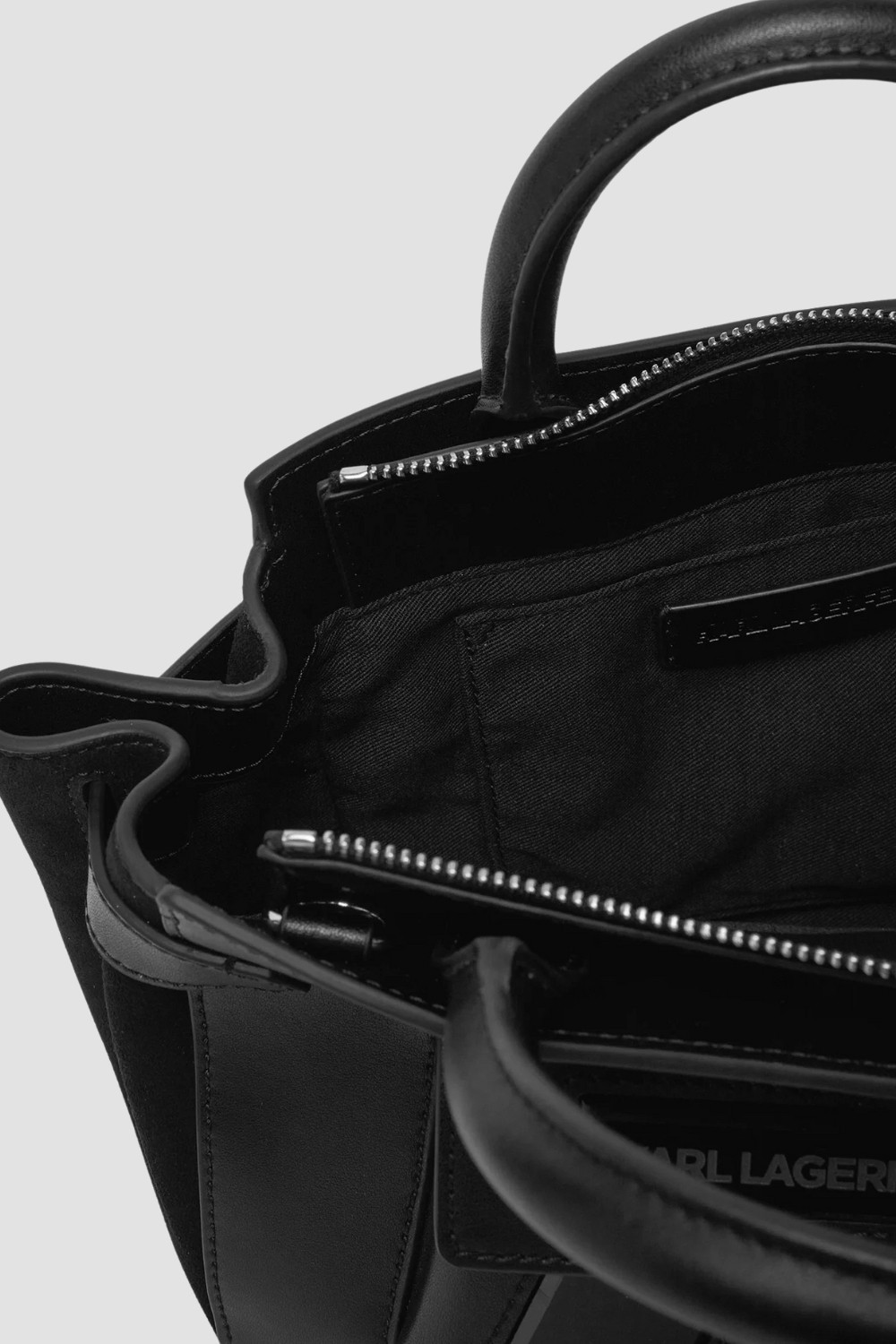 KARL LAGERFELD Czarna damska torebka Ikon/k Sm Tote