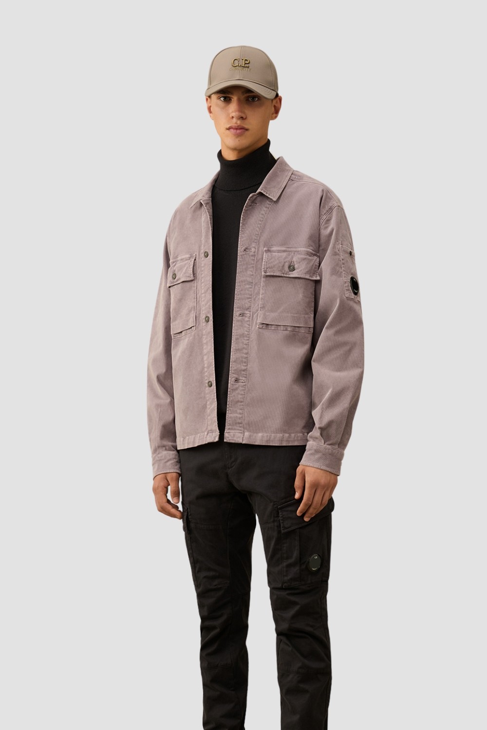 C.P. COMPANY Black Men's Turtle Neck Turtleneck