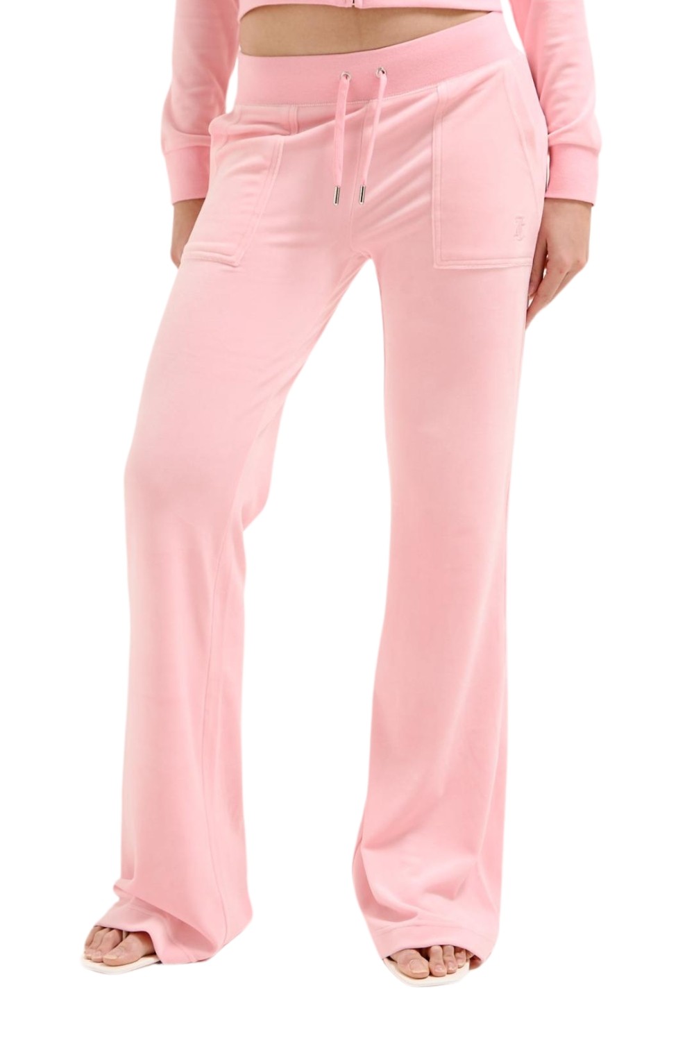 JUICY COUTURE Różowe damskie spodnie dresowe Layla Low Rise