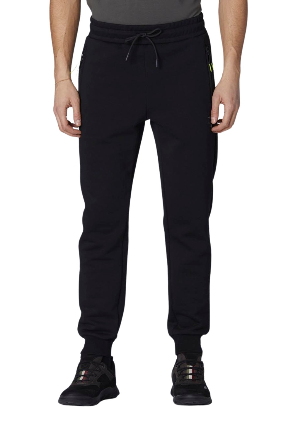 AERONAUTICA MILITARE Czarne męskie dresowe spodnie Sporty