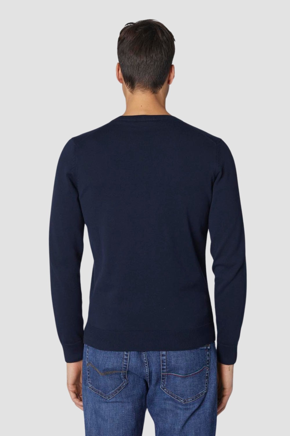 AERONAUTICA MILITARE Granatowy sweter męski