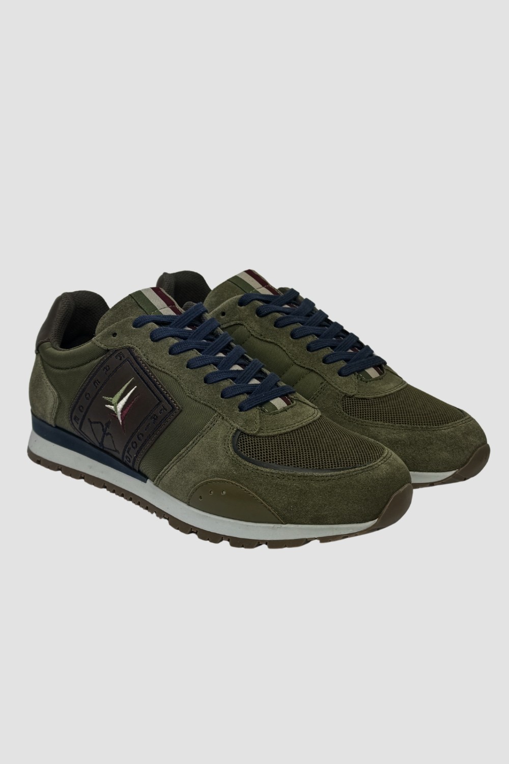 AERONAUTICA MILITARE Zielone sneakersy męskie Frecce Tricolori