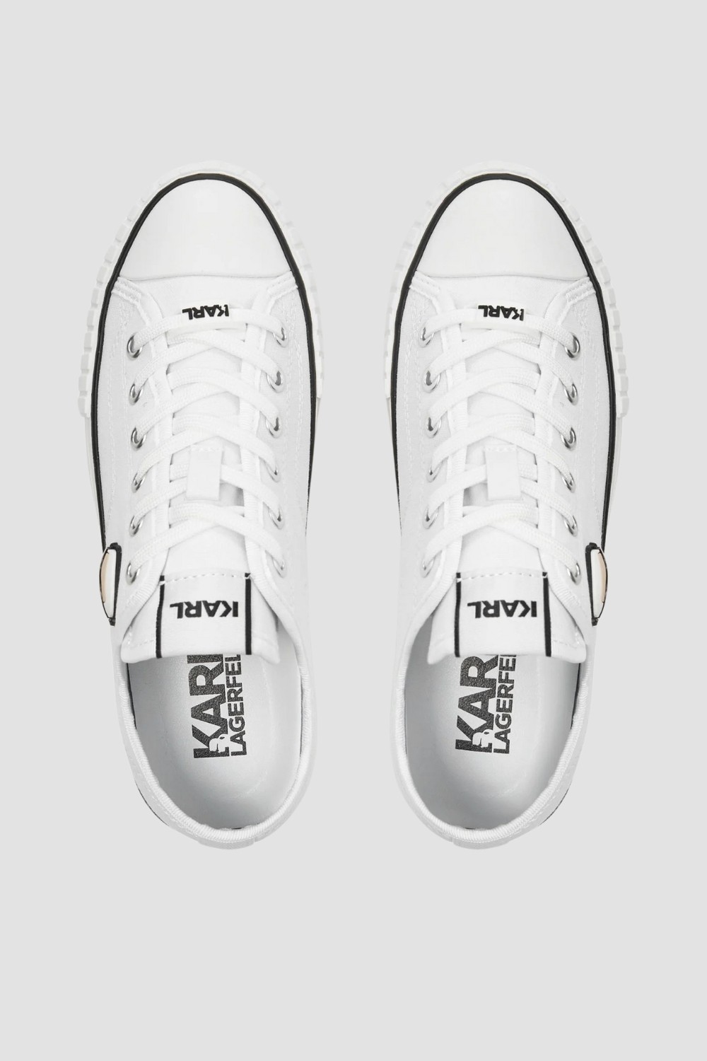 KARL LAGERFELD Białe damskie trampki KAMPUS MAX NFT