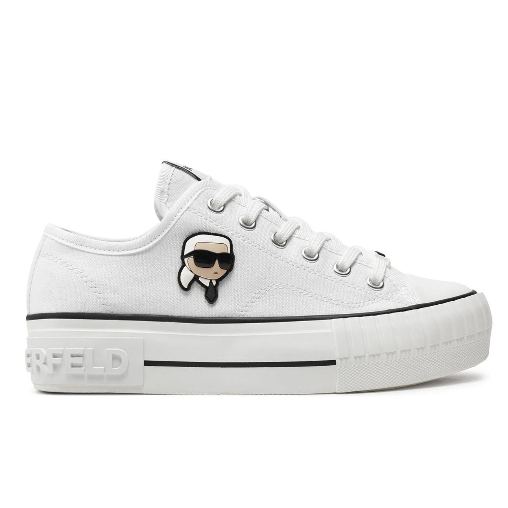 KARL LAGERFELD Białe damskie trampki KAMPUS MAX NFT