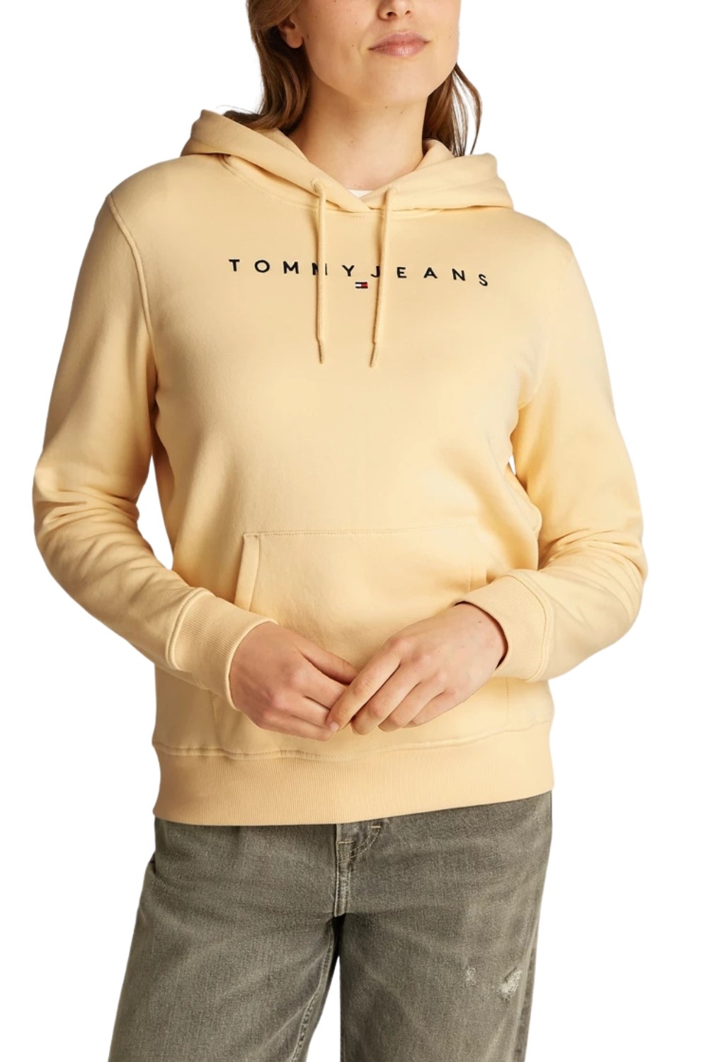 TOMMY JEANS Żółta damska bluza