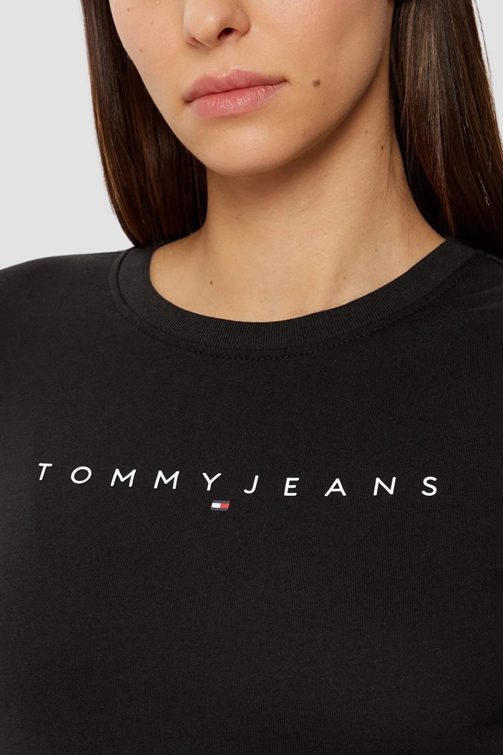 TOMY JEANS Czarny damski longsleeve