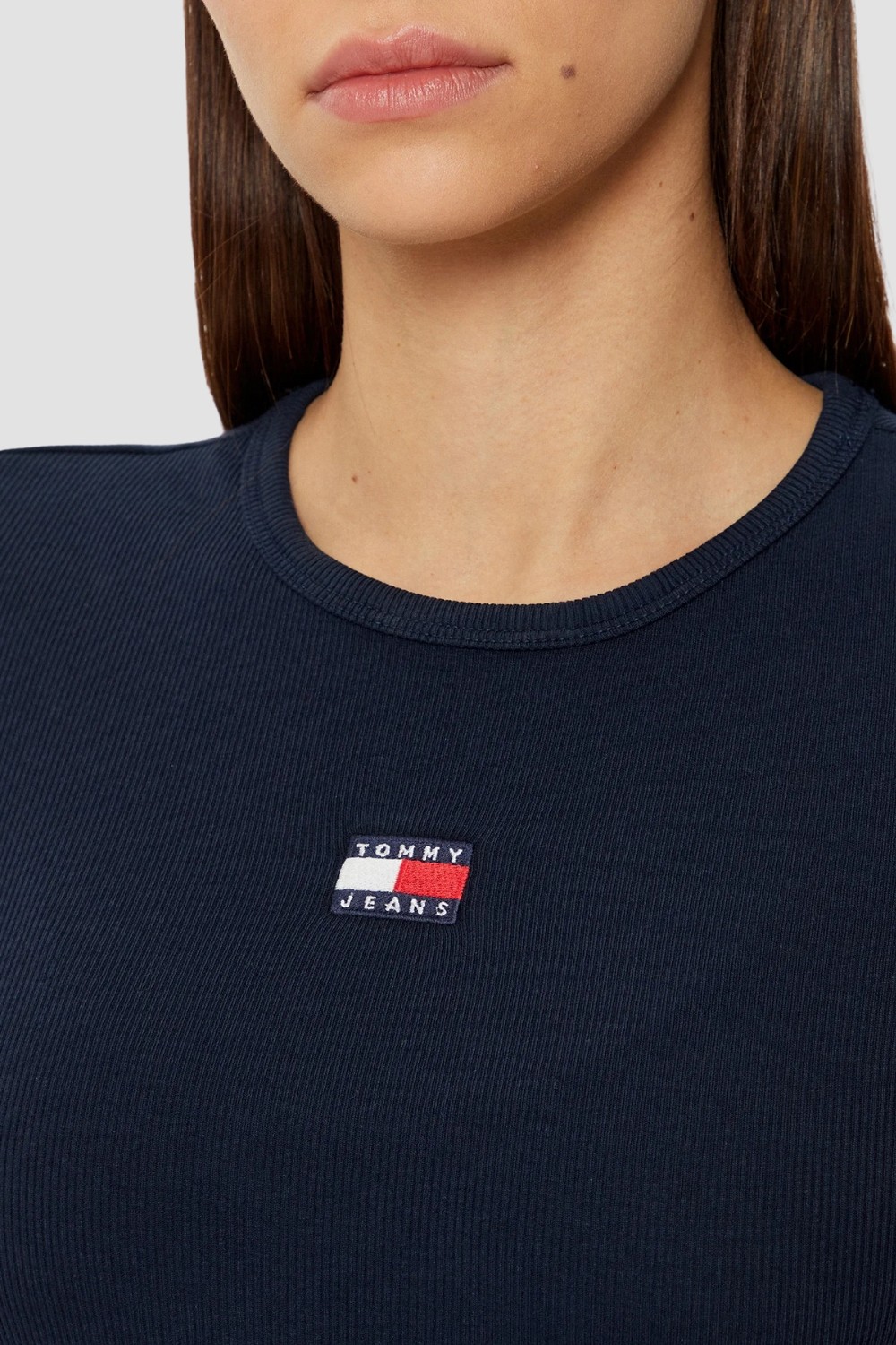 TOMMY JEANS Granatowy t-shirt damski