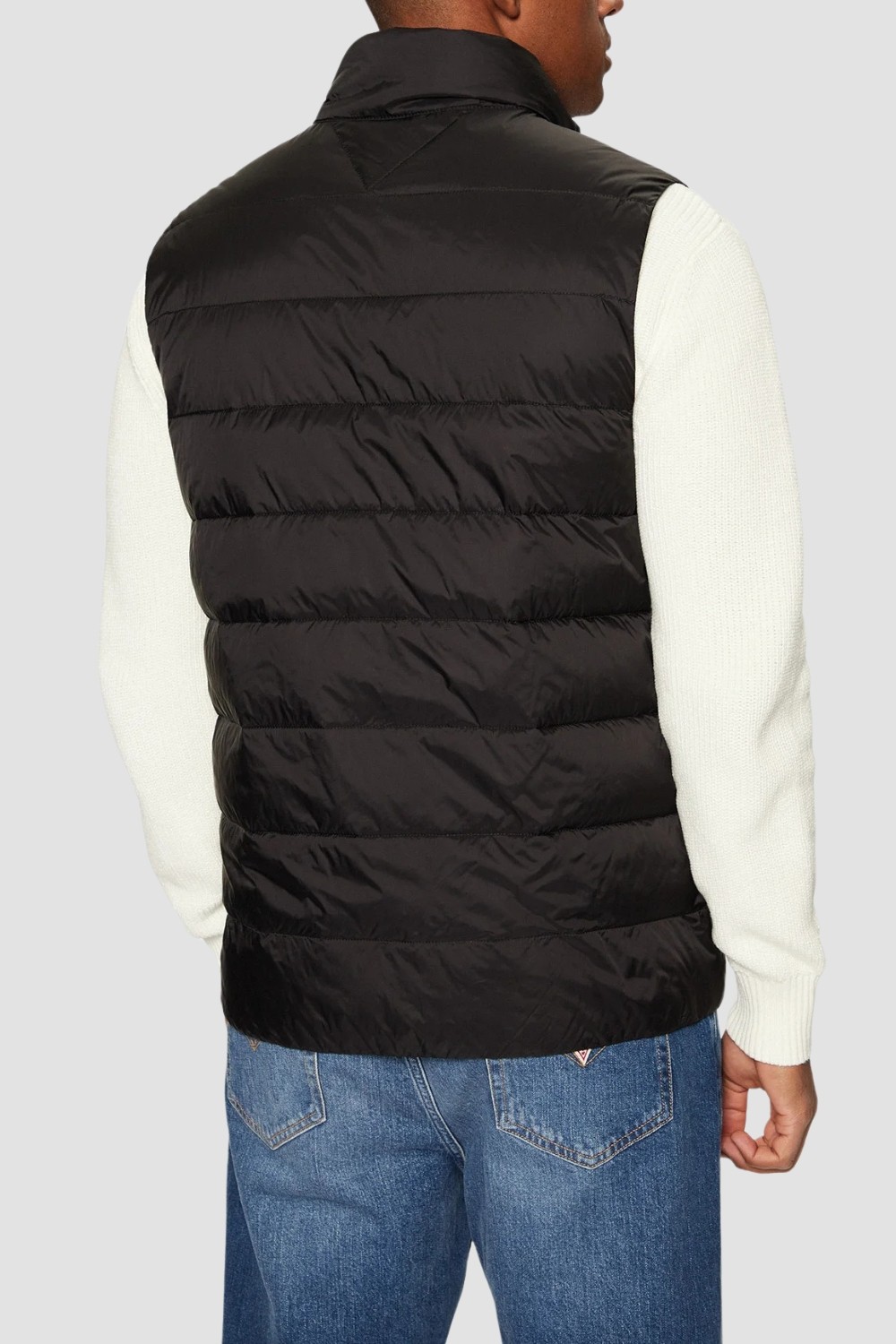 TOMMY JEANS Czarny męski bezrękawnik