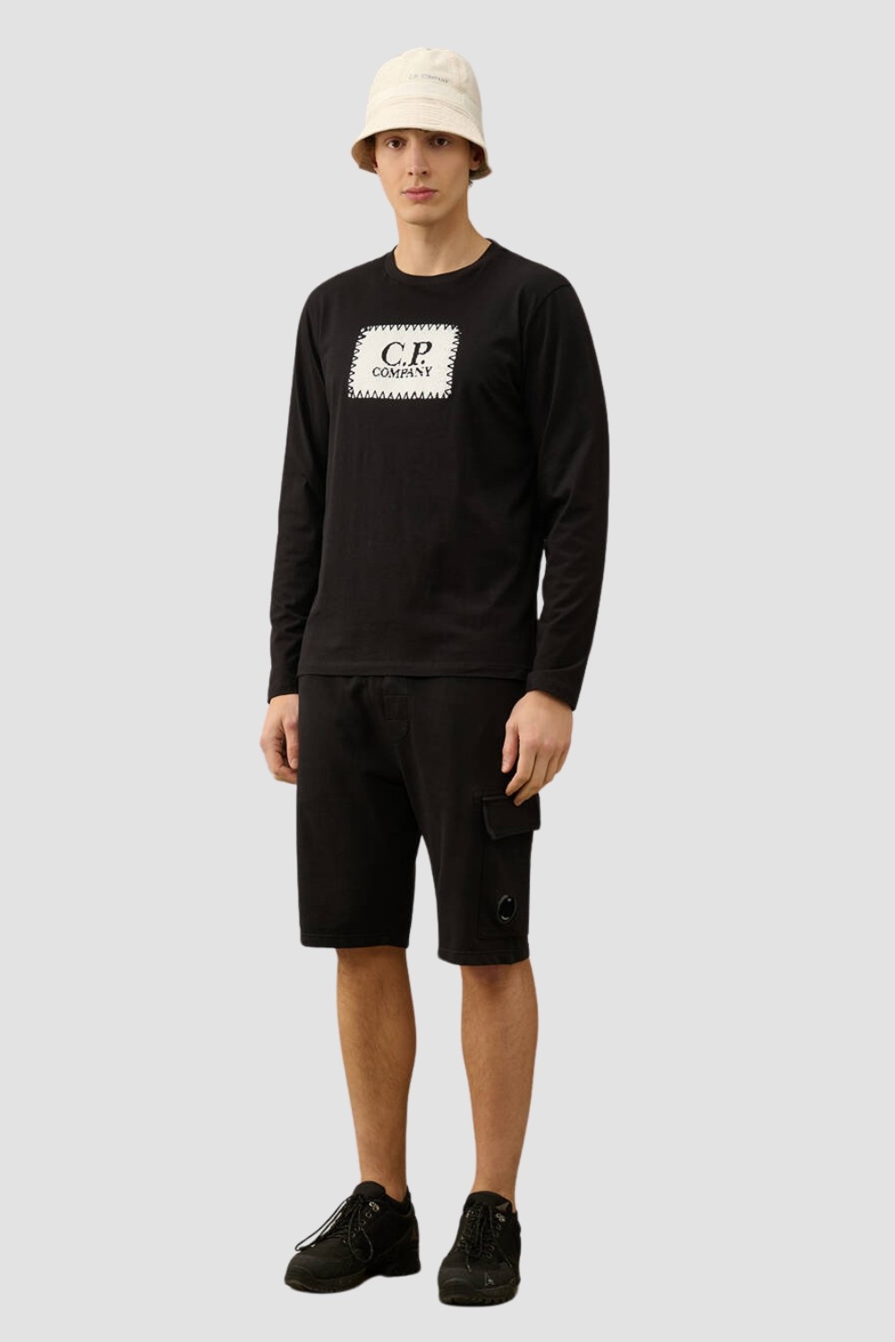 C.P. COMPANY Czarny męski longsleeve