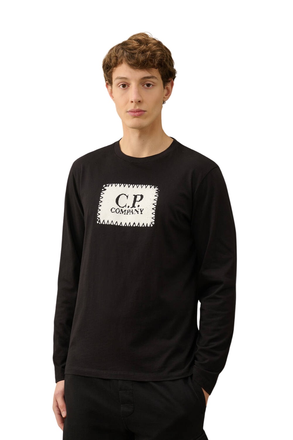 C.P. COMPANY Czarny męski longsleeve