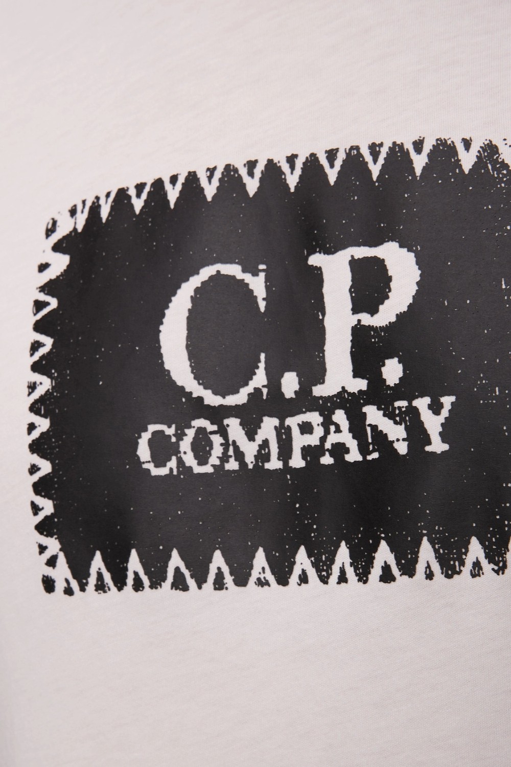 C.P. COMPANY Biały męski t-shirt