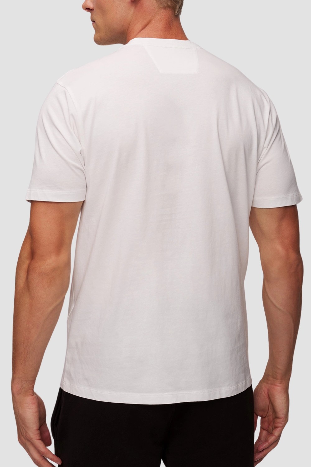 C.P. COMPANY Biały męski t-shirt