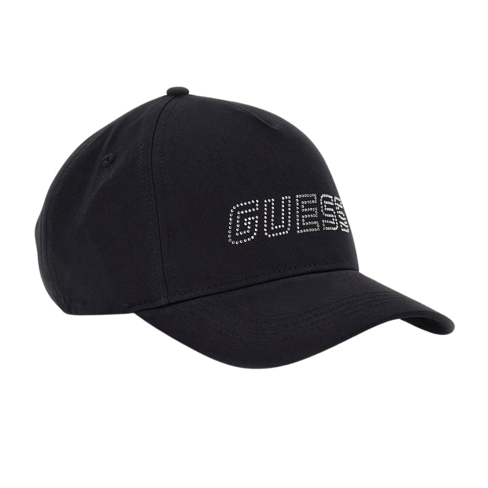 GUESS Czarna damska czapka z daszkiem