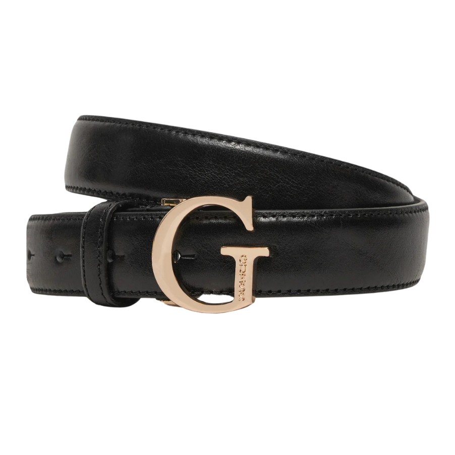 GUESS Czarny damski pasek H30