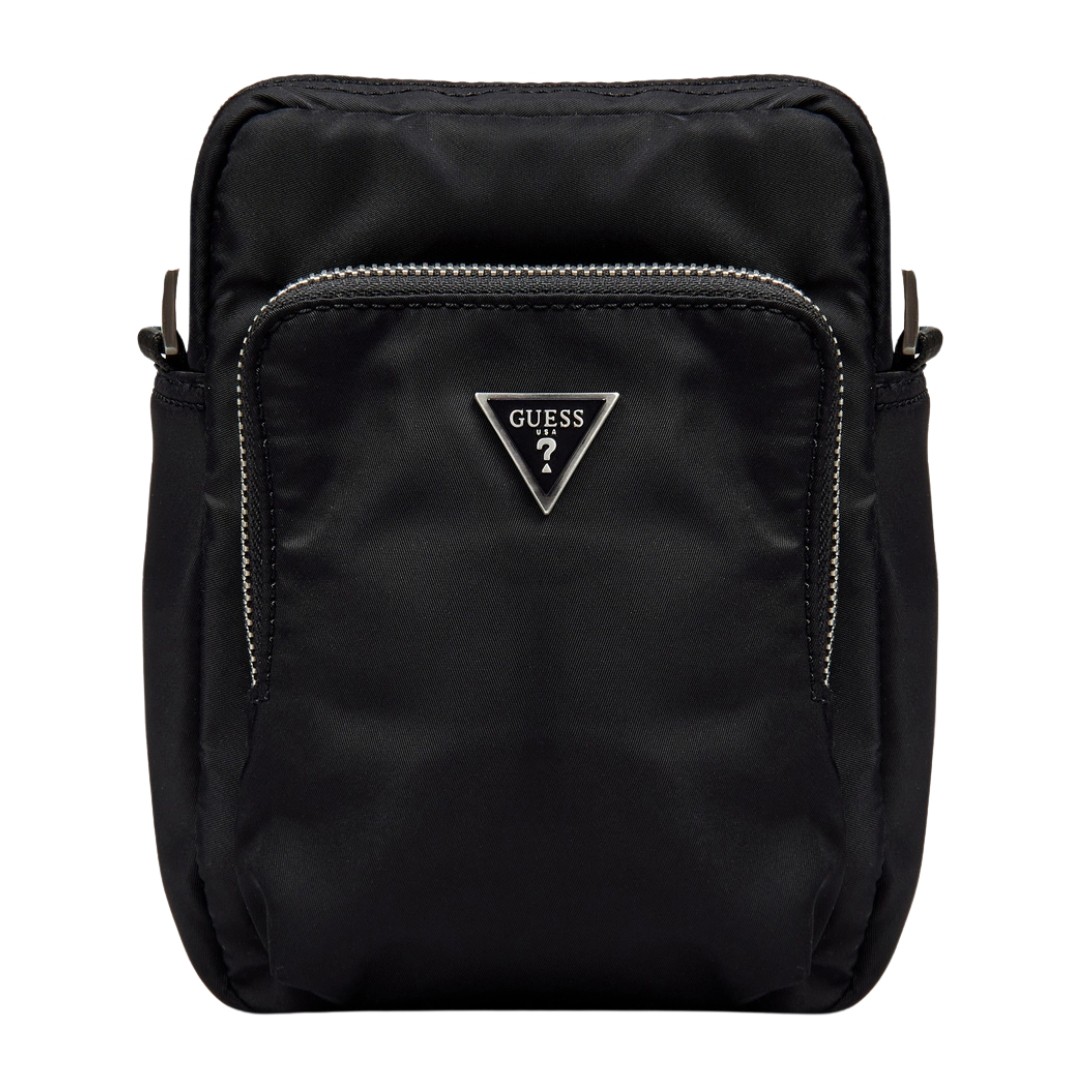 GUESS Czarna męska saszetka Roma