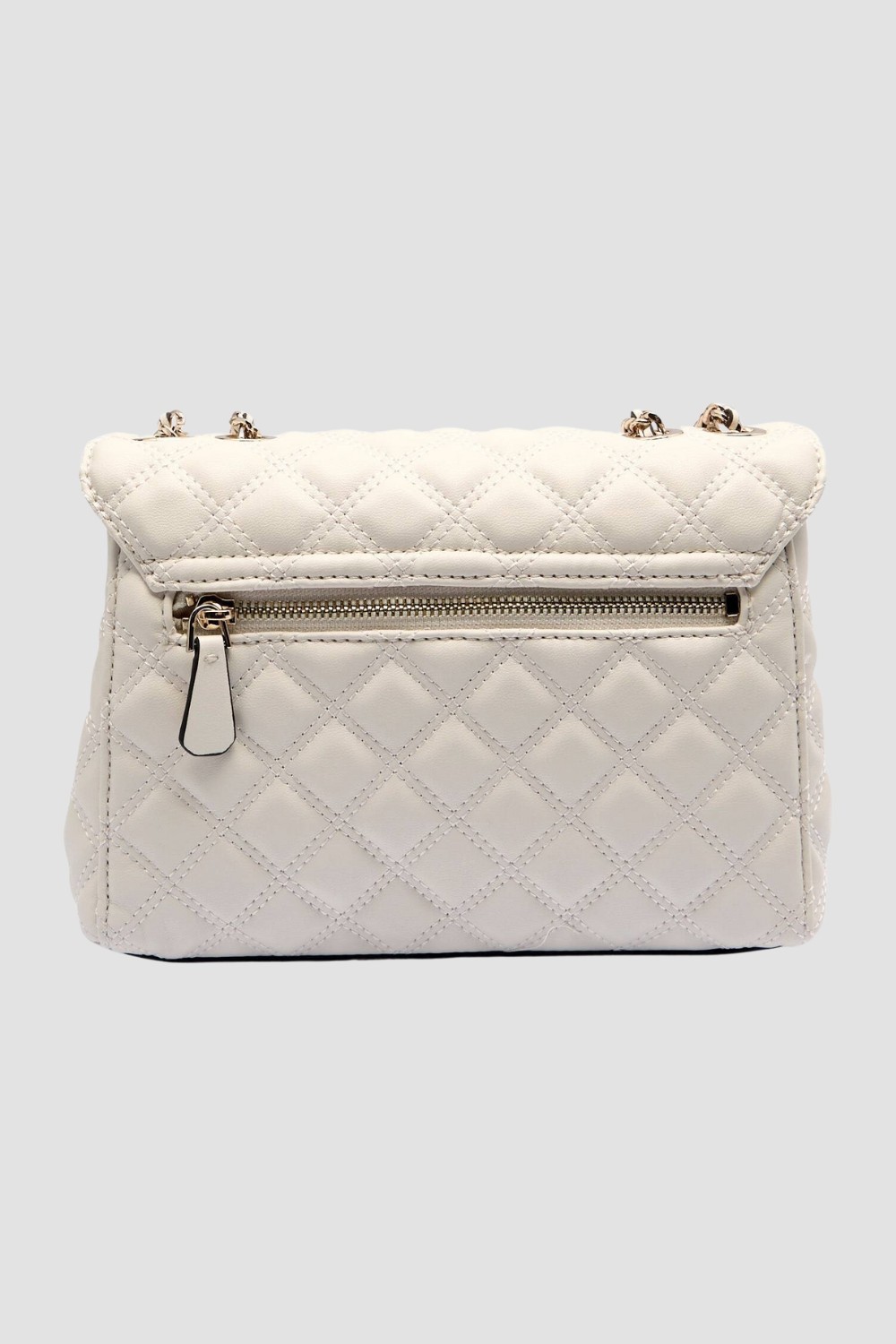 GUESS Geantă ecru matlasată Giully 2