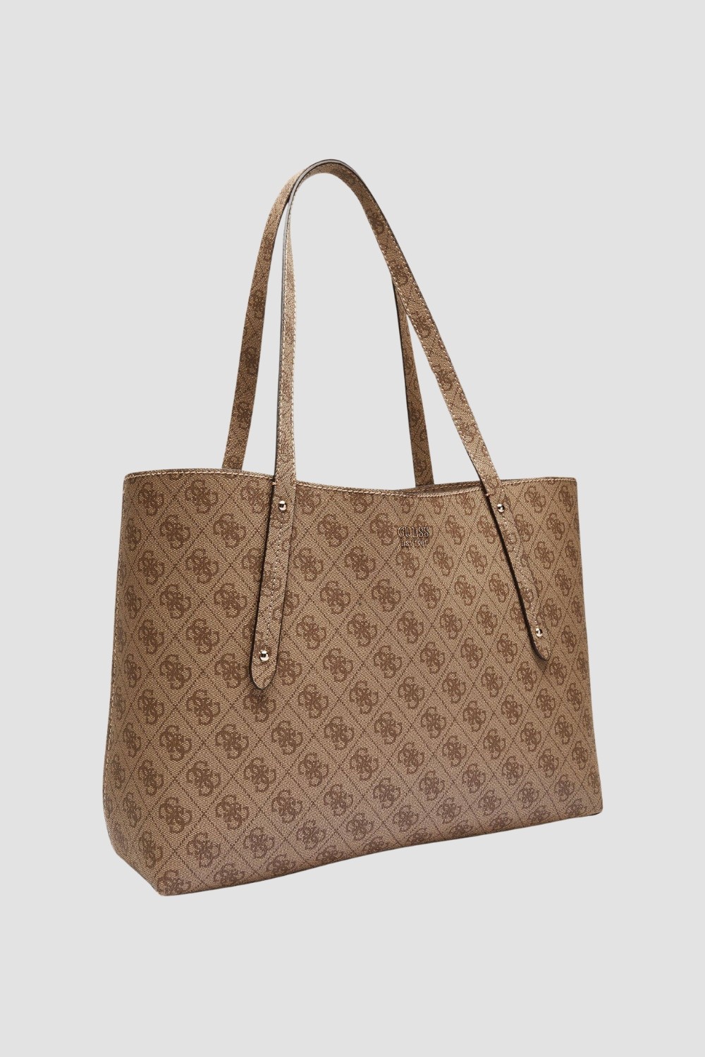 Жіноча сумка-шоппер GUESS Brenton коричневого кольору