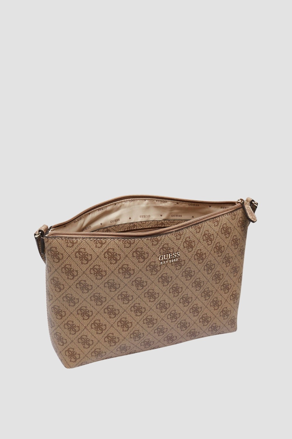 Жіноча сумка-шоппер GUESS Brenton коричневого кольору