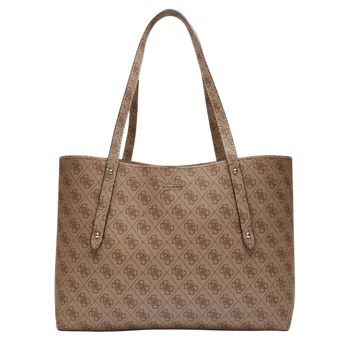 Жіноча сумка-шоппер GUESS Brenton коричневого кольору