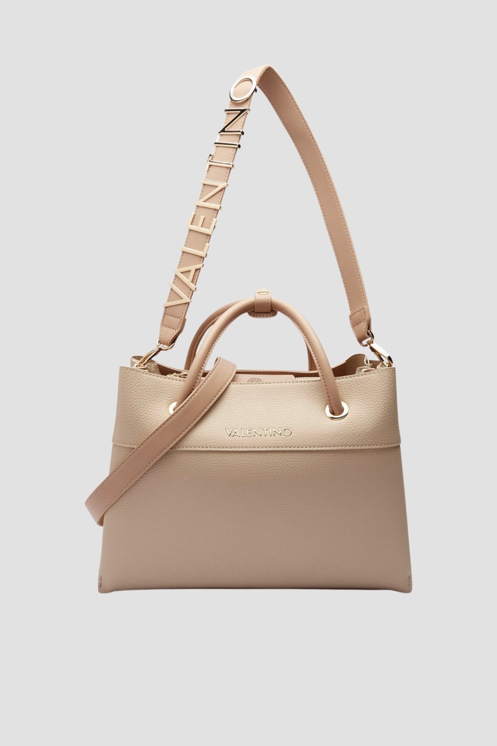 VALENTINO Beżowa shopperka Alexia