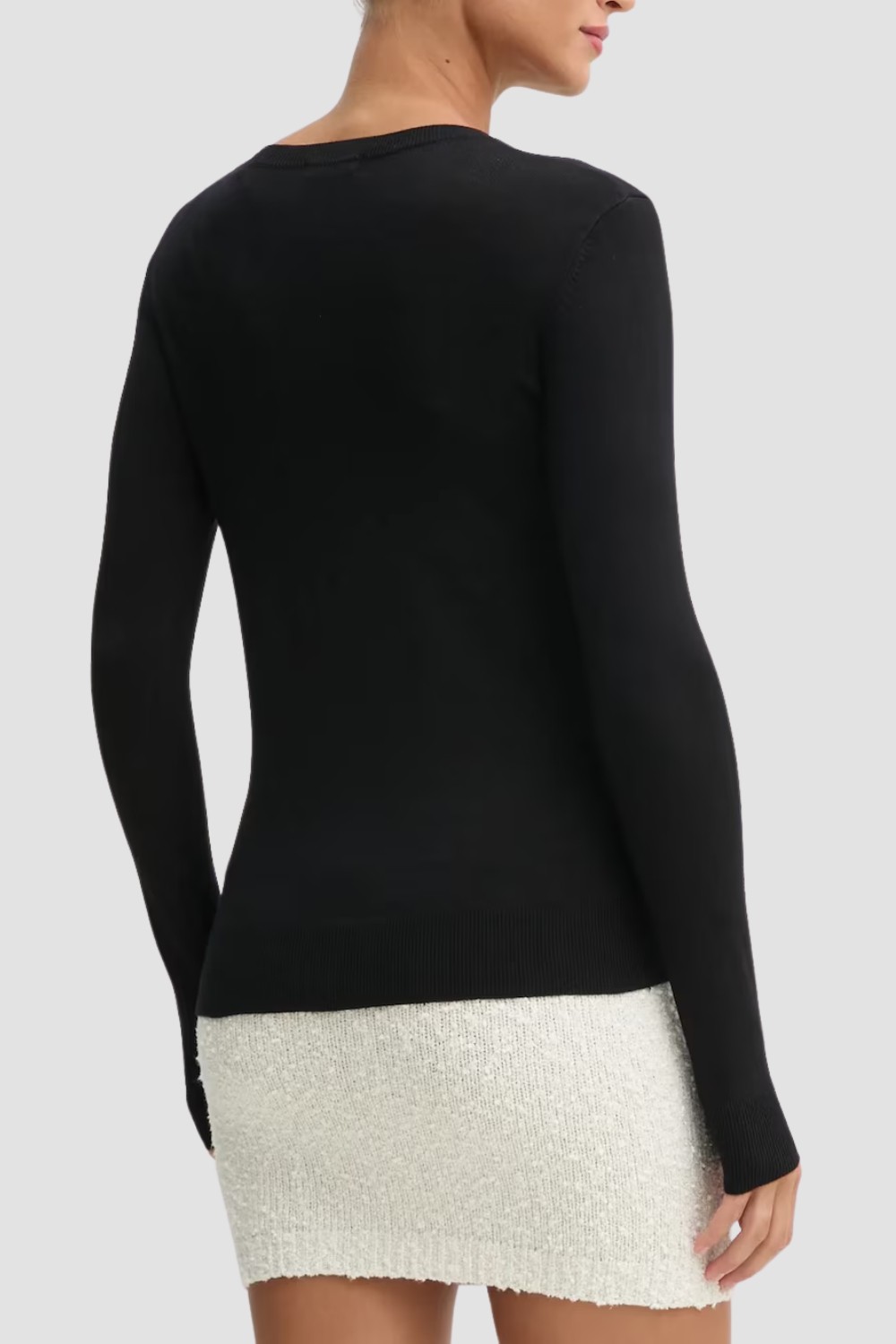 GUESS Czarny damski sweter Ivory