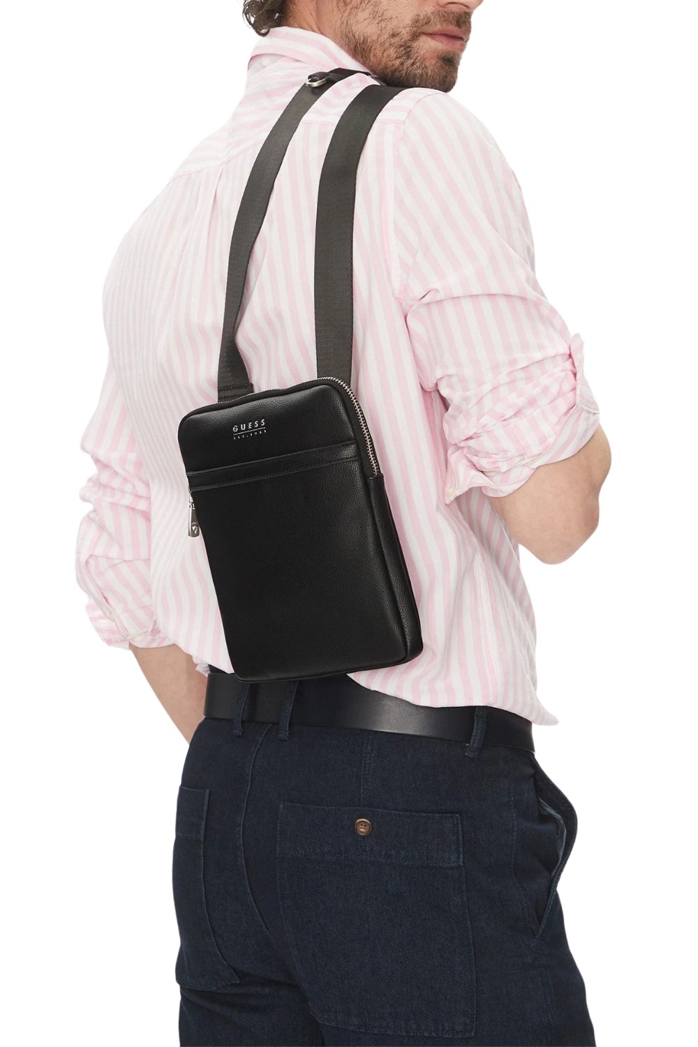 GUESS Black men's Milano sachet